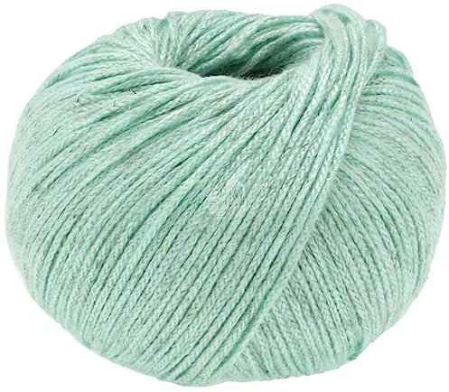 LANA GROSSA Linarte | Moderner Baumwoll/Leinen-Klassiker | Handstrickgarn aus 40% Microfaser (Viscose), 30% Baumwolle, 20% Leinen & 10% Polyamid | 50g Wolle zum Stricken & Häkeln | 125m Garn FB321