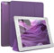 EAZY CASE - Schutzhülle für iPad 2 / iPad 3 / iPad 4 Hülle 9.7 Zoll Smart Cover Tablet Case Smartcase zum Aufstellen Klapphülle mit Standfunktion Sleep Wake Up Funktion Tasche Kunstleder Etui Lila