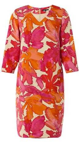 Comma Gemustertes Kleid aus Crêpe