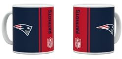 Great Branding NFL Tasse Becher Kaffeetasse ** Gridiron ** 330 ml (New England Patriots)