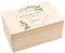 Geschenkfreude personalisierte Holzkiste 30x20x14cm - Geschenk für die Konfirmation - Schatztruhe personalisiert - Konfi Kiste - UV-Druck - Konfirmationsgeschenke für Jungen/Mädchen - Sechseck