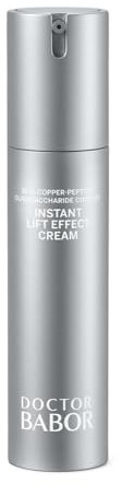 DOCTOR BABOR Instant Lift Effect Cream | Leichte Anti-Aging Gesichtspflege | sofortiger Glättungseffekt | Kombination moderner und verschiedener Peptide | Seidig weiche Haut | vegan | 50 ml