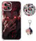 Staremeplz Compatible with iPhone 11 Case Satoru Gojo/Itadori Yuji Anime Game Design [With Vision Keychain and 50pcs Stickers] Cartoon Transparent Soft Silicona Case for iPhone 11