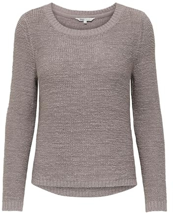 ONLY Damen ONLGEENA XO L/S KNT NOOS Pullover, 15113356, Satellite,M