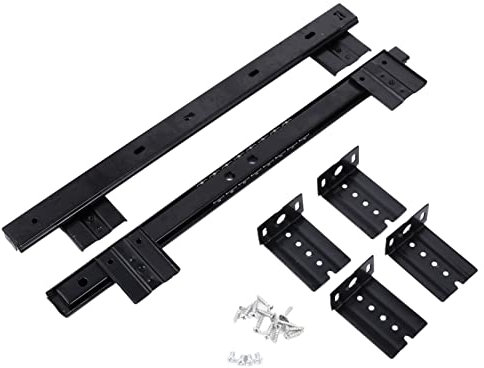 OSALADI Keyboard Rail Under Desk Computer Slides Track Drawer Rail for Office Desk Accessories Fits Full Keyboard