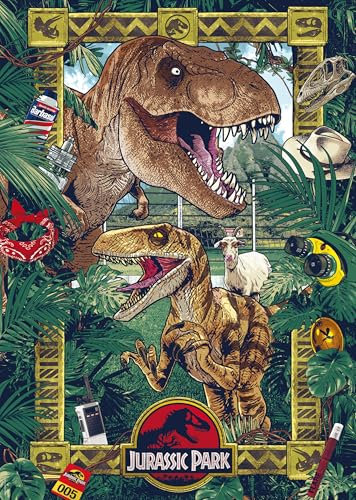 Schmidt Spiele 58579 Jurassic Park, Die Ära der Dinosaurier, 1000 Teile Puzzle