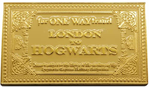Licensed Harry Potter Fridge Magnets, 3 Styles, Lenticular Have you seen this wizard, Golden Ticket and Happee Birthday Harry Glow in the dark Fridge Magnets (Golden Ticket)