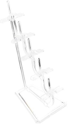 Amosfun Durchsichtiger Acryl Brillenständer Organizer Klar Sonnenbrillen Rack Brillenhalter Präsentationsständer Für Hause Und Geschäft Tisch-brillenständer