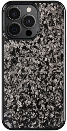 Schutzhülle für iPhone XS Max, Kohlefaser, Aramidfaser, Glas, Hartschale, stoßfest, magnetisch, kabelloses Laden, Anti-Fall, Schutzhülle für MagSafe (Schwarze Handyhülle)
