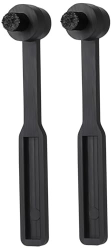 FUTUREORYY 2pcs Vinyl Record Cleaning Kit Stylus Cleaner Brush Record Player Needle Cleaning Tool Sturdy Gentle for Vinyl