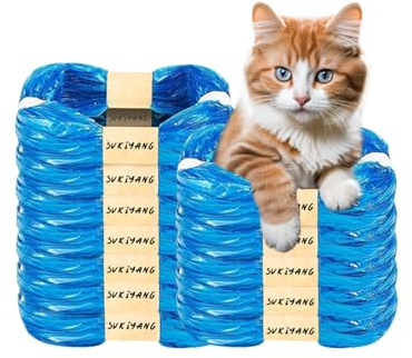 12 Stück Nachfüllkassetten für Katzenstreu Entsorgungseimer | 7 Lagiges Antibakterielles und Desodorierendes Material, Kompatibel mit Katzenstreu-Eimern &Windeleimer