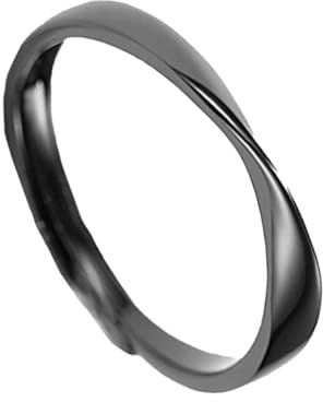 COOPHYA Abschlussfest Stilvoller Ring aus Silber mit Feiner Verarbeitung Komfortabel und Modern für Männer und Schwestern Eleganter Hochzeitsschmuck zum Valentinstag