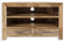 Cube Mango Wood Corner TV Cabinet/Solid Mango Wood Corner TV Stand with 2 Drawers/Modern Living Room Furniture