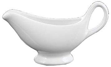 Wilmax WL-996013/A - Salsera de porcelana, color blanco, capacidad de 170 mL