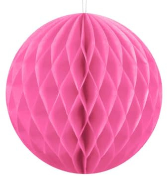 Unbekannt Wabenball 1 STK Ø 30 cm - Pompoms Wabenbälle Deckendeko Hängedeko Honeycombs (Rosa)