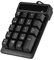 Diyeeni Teclado Digital con Cable 19 Teclas Incluyendo tecla 000, USB mecánico Teclado numérico Teclado Adicional, Numpad Externo para Ordenador PC Notbook - Negro