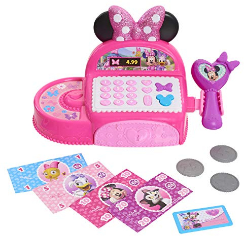 Disney Junior Minnie Mouse Bowtique Cash Register, Kids Toys for Ages 3 Up by Just Play