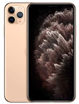Apple iPhone 11 Pro Max, 512GB, Gold (Renewed)