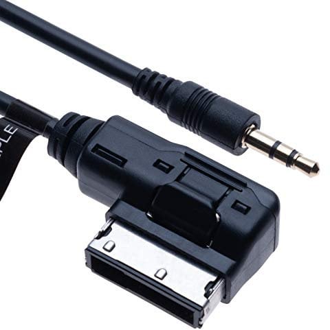 Ami MDI MMI Musik Interface AUX 3,5 mm Auto Jack Kordel Führen Adapter Audio MP3 Adapter Kabel Kompatibel mit Audi A3, A4, S4, A5 S5, A6, S6, Q3, Q5, Q7 Car Fahrzeug (1 Meter)