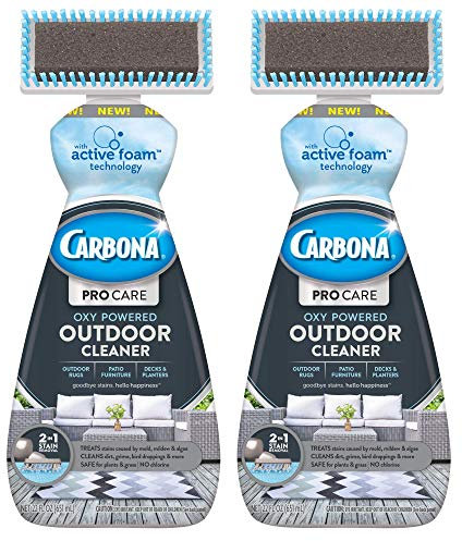 Carbona Pro Care Oxy Powered Outdoor Cleaner with Active Foam Technology | 22 Fl Oz, 2 Pack