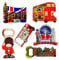 England London Icons Set of 6 Bottle Opener Magnets London Souvenir Fridge Magnets