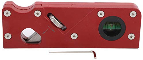 Plan d'angle de bord de travail du bois, outil à main de raboteuse en bois Carpenter Chanfrein Plan coupe de bord Coupe-bordures biseautée à 45 degrés pour les menuisiers et les débutants((Rouge))