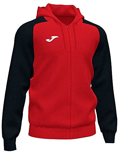 Joma Herren Academy Iv Kapuzenpullover, Rot Schwarz, 3XS EU