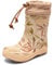 Bisgaard Unisex Kinder Thermo Gummistiefel, Beige Leaves, 36 EU