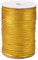 PandaHall Maxi-Kordel mit Paspelierung, 11 mm, 100 m, 11 mm, einfach gefaltet, Schrägband, Polyester, Schrägband zum Nähen, Trimmen, Polster, Hüte, Haarband, Kleid, Dekoration (Gold)