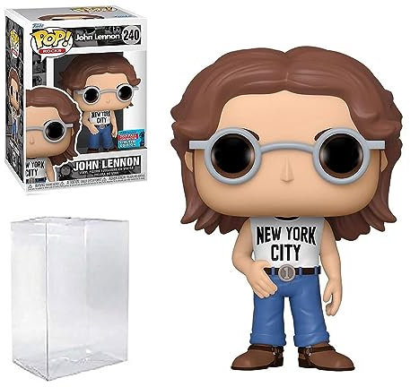 Funko John Lennon NYCC Convención de otoño 2021 - Incluye Protector de Caja Pop