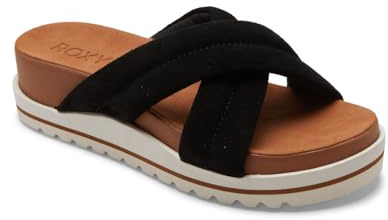 Roxy Veria - Sandals for Women - Ledersandalen - Frauen - Schwarz.