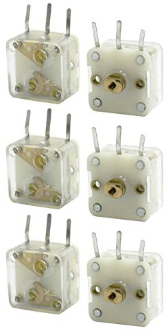 Potadak 6 Stück 223F Style Dual 20PF Variable Kondensator für Radio
