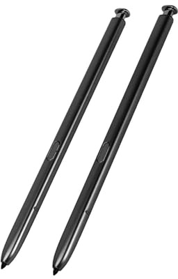 Remplacement de Stylet 2 Pièces pour Note 20 Note 20 Ultra 5G, Stylet Tactile pour, Stylet Tactile avec Pointes (Noir)