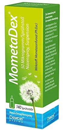 MometaDex 50 μg/Sprühstoß Nasenspray Suspension bei Heuschnupfen, 18 ml Spray