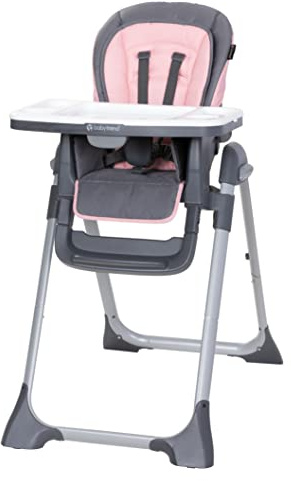Baby Trend Sit Right 2.0 3-in-1 High Chair, Cozy Pink