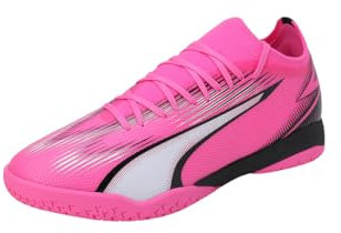 PUMA Ultra Match IT, Soccer Shoe Hombre, Poison Pink White Black, 44.5 EU