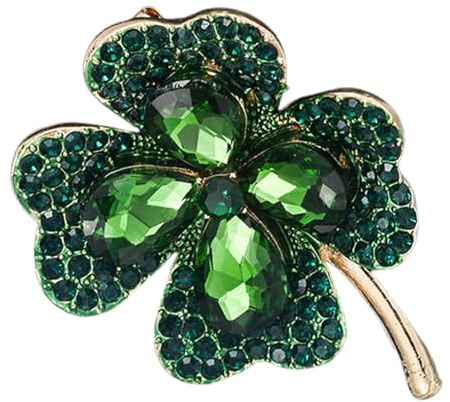 Brosche Für Frauen Anstecknadel Mit Strasssteinen Patricks Day-abzeichen Schmuckgeschenk Für Frauen Dekorative Anstecknadel