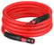 EADUTY Hybrid Lead-in Air Hose 3/8 In. x 10 ft, Lightweight, Flexible, Durable Air Compressor Hose with Aluminum Universal Quick Coupler and Industrial Plug, Red