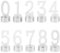Garneck 10st Digitales Kerzenlicht Neon-dekorationen Hochzeitsnachtlicht Flammenlose Lampe Led Kerzen Lichter Chic Number Candle Geburtstagskuchen Elektronisches Bauteil Neonlichter Kind