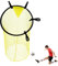 LPMXYW Football Target Net Top Bins Football Targets Football Net Football Goal Foldable Football Goals Target Nets Goal Net Football Training Equipment Target Practice Nets