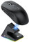 ATTACK SHARK X6 49g SUPERLIGHT Maus mit magnetischer Ladestation, PixArt PAW3395 Gaming-Sensor, BT/2,4G kabellose/kabelgebundene Gaming-Maus, 26000 DPI, X3 verbesserte Office-Mäuse für Win11 (Schwarz)
