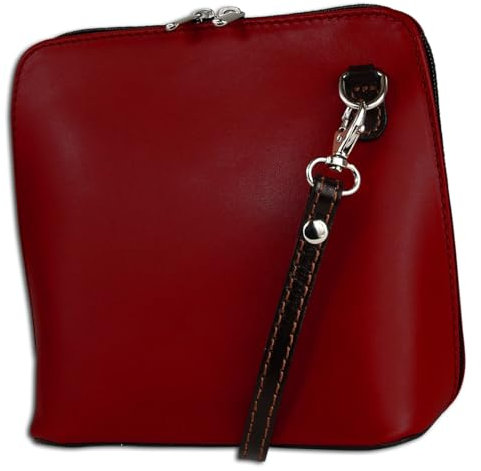 Toscanto Tasche rot schwarz Leder OTT109UR