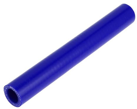 X AUTOHAUX 1 manguera refrigerante universal de silicona azul para coche, 18 mm, diámetro interior de 200 mm, 200 mm de longitud, 0 grados, color azul