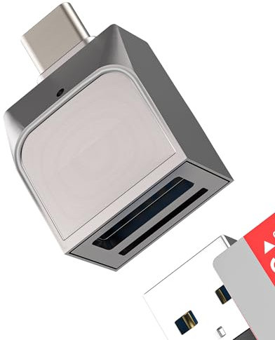 Adapter Kartenleser Micro SD USB auf USB C für Apple iPhone15 für iPad kompatibel für Samsung OTG Speicher TF Card Reader Kamera Stick Kamera Transfer Kamera Memory Karten