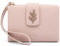GOUNNU Porte Monnaie Femme en Cuir PU Portefeuille Femme Petit Format RFID Blocage Porte Feuilles pour Femme avec 7 Emplacements et Porte Monnaie à Fermeture éclair (Rose-1)
