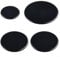 Zilimontt 4 Pcs Black Cooker Hob Gas Burner Cap,Cooker Oven Gas Hob Burner Cap Set Fits Burner Cap,55Mm 75Mm 100Mm(Flat)