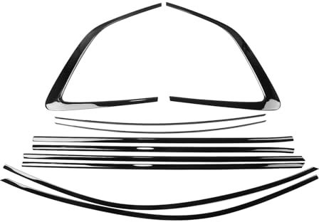 IITA Fensterdichtung Autofenster Weatherstrip Seitenfenster Dichtungsleiste Zierleiste für CRV 2023 2024 Heckscheibendichtung