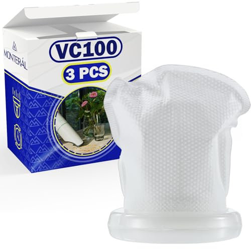 3 Piezas Filtro para Aspiradora Reutilizable para Vorwerk Kobold Modelo VC100 - MONTERAL