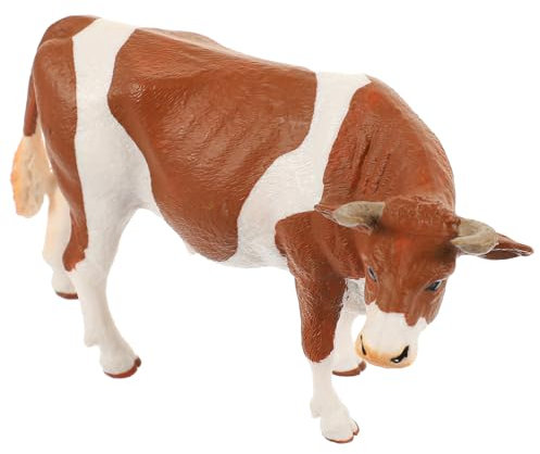 Cabilock Kühe Figurine Handbemalte Realistische Kuhstatue Aus Niedliche Bauernhof Tierfigur Für Garten Puppenhaus Und Heimdekoration Vielseitig Einsetzbar
