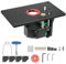 Piastra Inserto Banco Fresa Set, Piastra Di Inserimento Del Tavolo Del Router, Ascensore Router, Tavolo di Sollevamento, Router Lift Trimming Machine Invertito Tavolo, per La Lavorazione del Legno